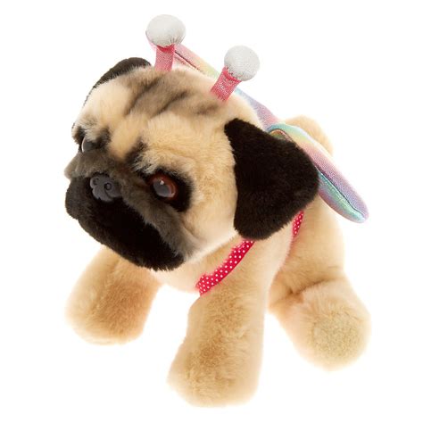 Doug The Pug® Medium Butterfly Plush Toy | Claire's US