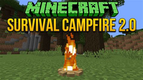 Minecraft 1.8: Survival Campfire 2.0 (Fixed) Tutorial - YouTube