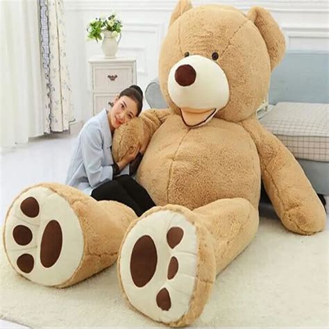 Huge Size 260cm Giant Bear Skin Empty Soft Huge Big Bear Toys ...