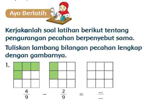 Tuliskan Lambang Bilangan Pecahan Lengkap dengan Gambarnya Jawaban Tema ...