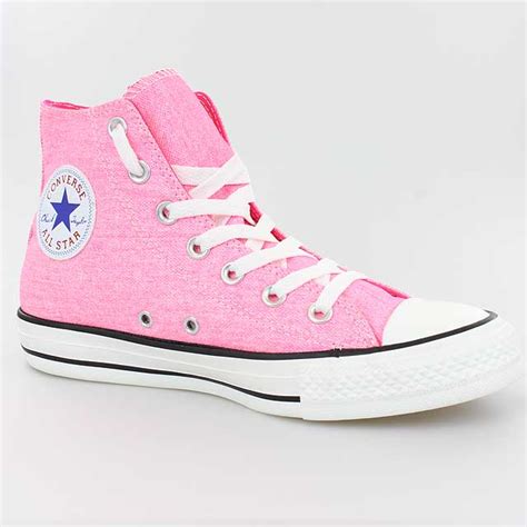 CONVERSE ALL STAR CHUCKS HI NEON PINK 136581C SCHUHE | eBay