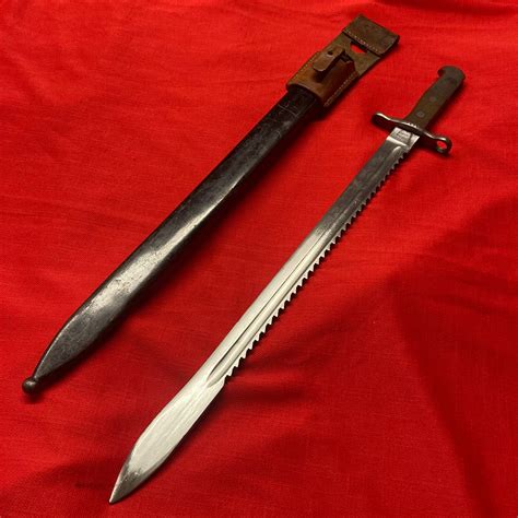 World War II Swiss K31 Sawback Pioneer Bayonet – The War Store and More – Military Antiques ...