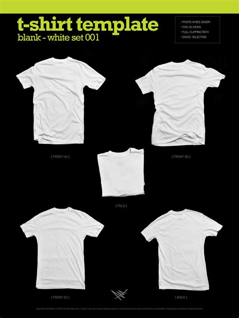 Blank T-Shirt - White 001 by angelaacevedo on DeviantArt