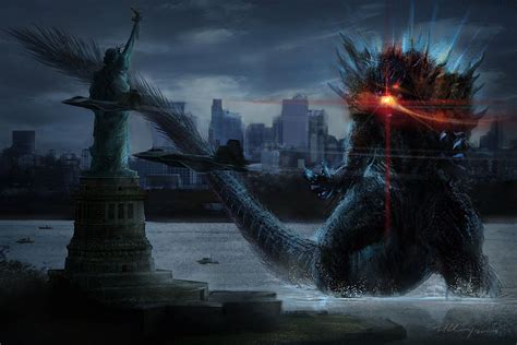 Godzilla in NY City by ~cheungchungtat on deviantART | Godzilla 2014 ...