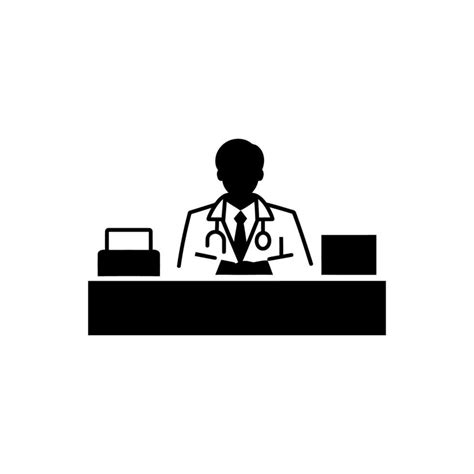 Doctor's office icon on white background 34778784 Vector Art at Vecteezy