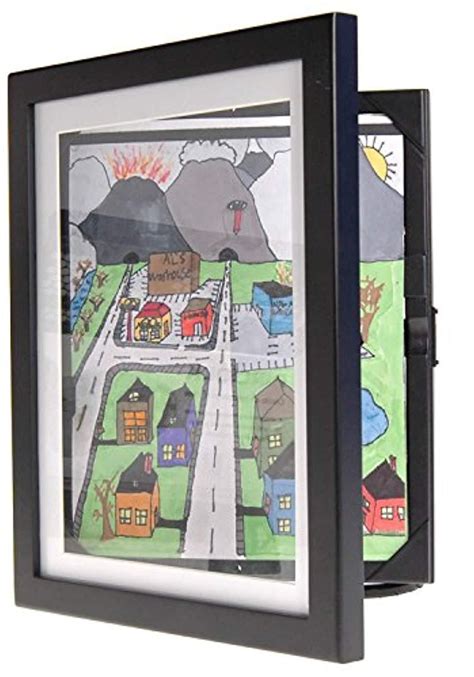 Child Artwork Frame - Display Cabinet Frames And Stores Your Child's M ...