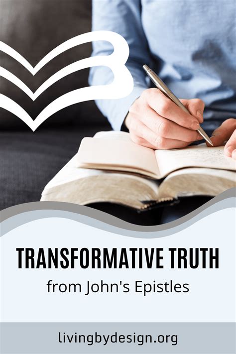 Transformative Truths from John's Epistles