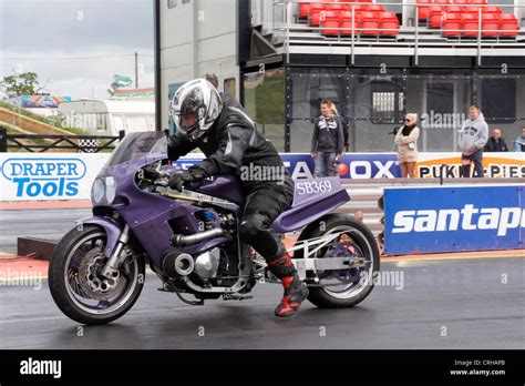 Santa Pod Drag Race Stock Photo - Alamy