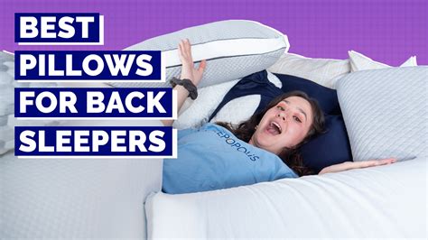 Best Pillow for Back Sleepers (2024) | Sleepopolis