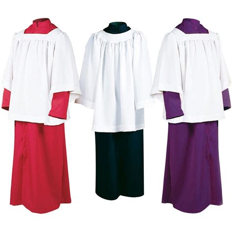 Abbey Brand Altar Server Cassock Poly/Cotton Snap Front - Catholic Purchasing Services