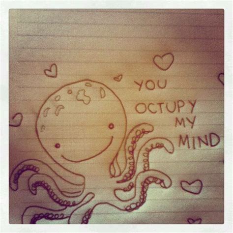 YOU OCUPY MY MIND | Cute drawings, Cute doodles, Drawings