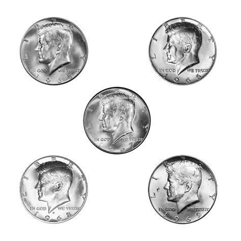 JFK Complete Circulating 40% Silver Half Dollar Collection