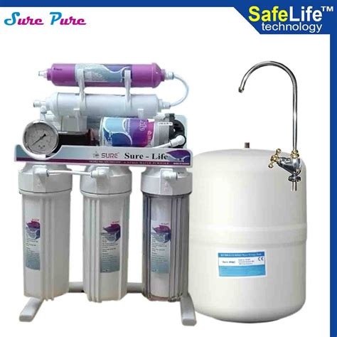 Sure Pure Five Stage RO System Water Filter - Safe Life Technology