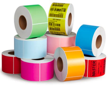 Zebra Printer COLOR Labels | Orange, Blue, Pink, Green, Red | 4" x 6 ...