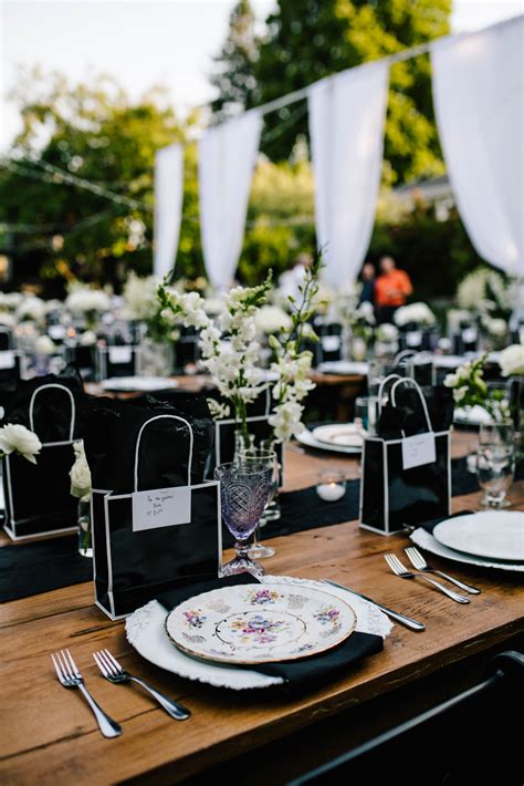 the table is set with place settings for dinner