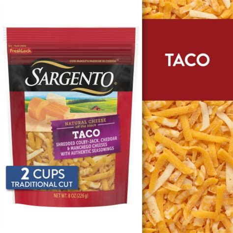 Sargento® Taco Shredded Cheese Traditional Cut, 8 oz - Kroger