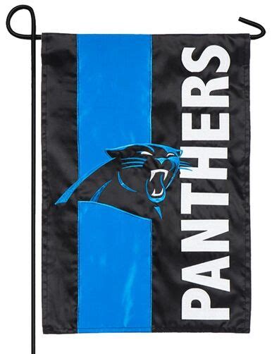 Carolina Panthers Embellished Applique Garden Flag - I AmEricas Flags