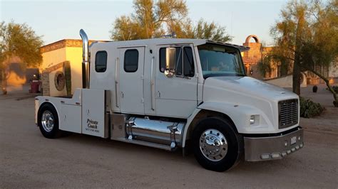 Freightliner Western Flyer Hauler 43k miles 400hp Cummins Auto Schwalbe ...