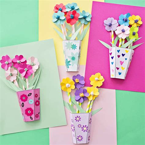 HOW TO MAKE 3D PAPER FLOWER BOUQUETS WITH VIDEO