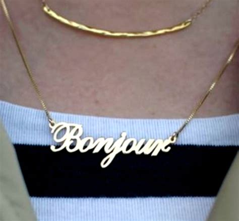 Personalized Name Carrie Necklace - 24K Gold Plated