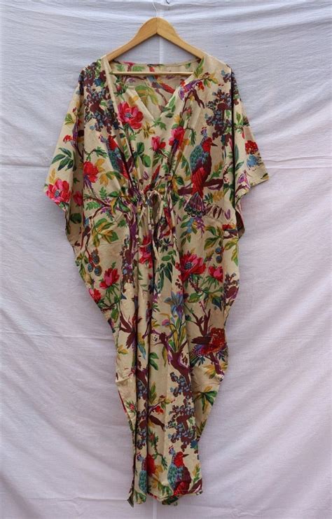 Block Print Dress Indian Dress Plus Size Clothing Caftan - Etsy