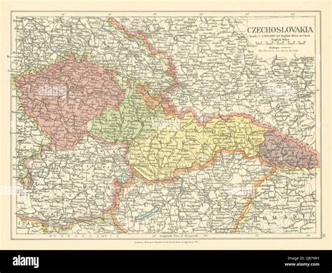 Czechoslovakia inc. Carpathian Ruthenia. Bohemia Moravia. STANFORD ...