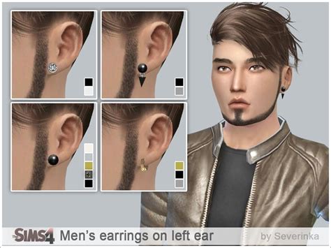 Male Earrings Sims 4 Mod - The Best Produck Of Earring