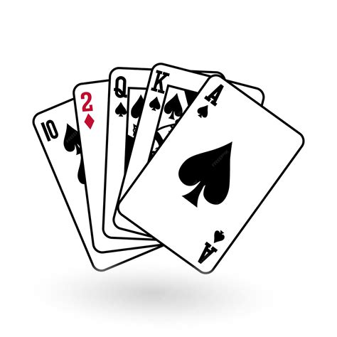 Premium Vector | Poker cards, jack, queen, king and ace vector.