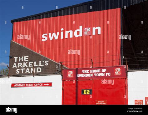 The County Ground - Home of Swindon Town Football Club Stock Photo - Alamy