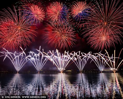 Skyfire 2018 Firework Display over Lake Burley Griffin Image | Fine Art ...