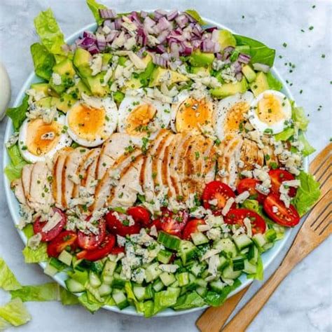 Tastiest Chicken Cobb Salad | Healthy Fitness Meals