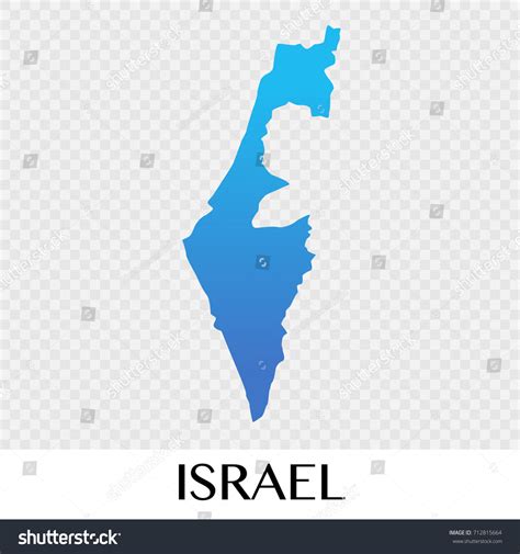 Israel Map Asia Continent Illustration Design Stock Vector (Royalty Free) 712815664 | Shutterstock