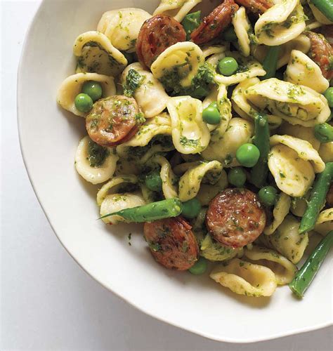 Pesto Orecchiette With Chicken Sausage Recipe