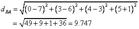 Euclidean Distance