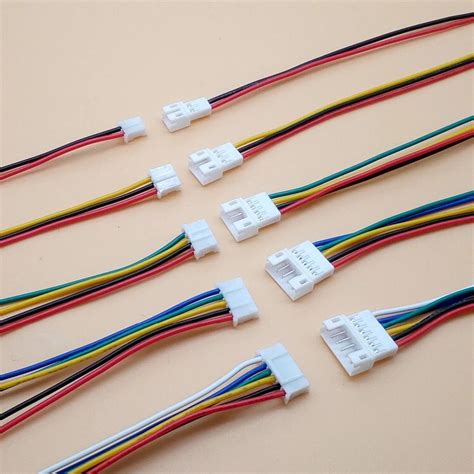 10pair Micro Jst Ph 2.0 2p 3p 4p 5p 6pin Male Female Plug Connector With Wire Cables 100mm ...