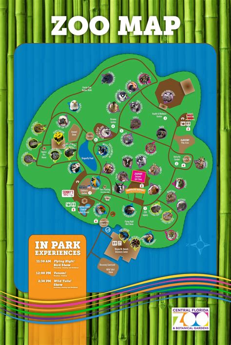 Central Florida Zoo & Botanical Gardens Plan Your Zoo Trip | Downloadable Map of Central Florida Zoo