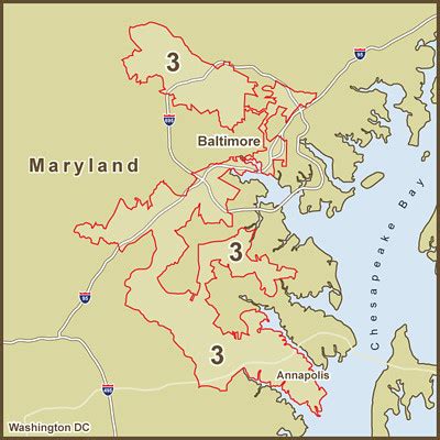 A Map of the Strange Borders of Maryland's Congressional D… | Flickr