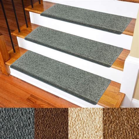 Carpet Stair Treads – Non-Slip Bullnose Carpet for Stairs – Indoor ...