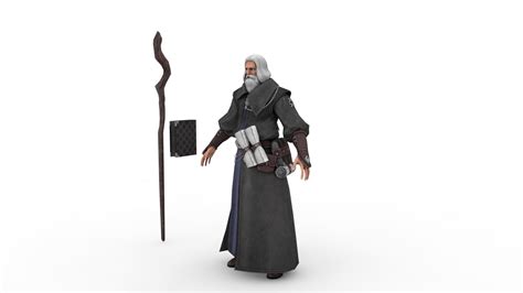 3D Wizard model - TurboSquid 2136741