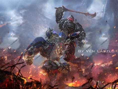 Transformers 5 - Optimus vs Megatron Promo by Lazlow007 on DeviantArt