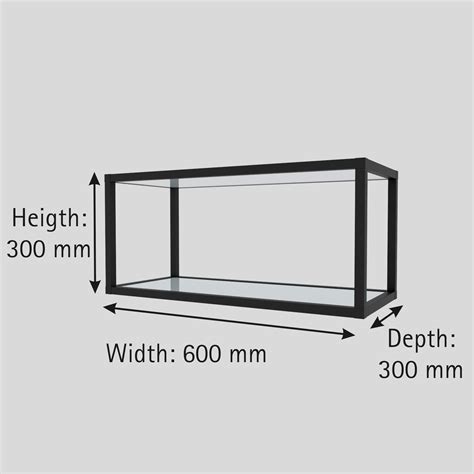 Hettich Cube Plus Module 2: W600 x D300 x H300 mm (For Glass Shelf ...