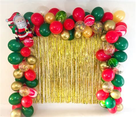 Christmas Balloon Garland Kit Christmas Party Decorations | Etsy