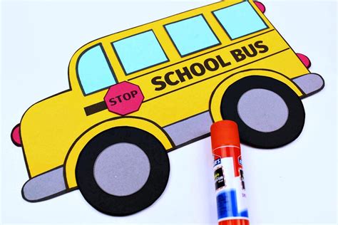 Free Printable School Bus Craft - Mama Likes This