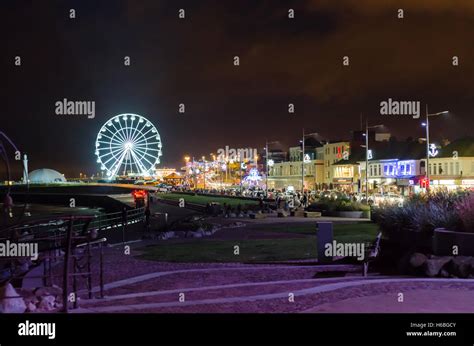 The Promenade at Seaburn, Sunderland, during Sunderland Illuminations 2016 Stock Photo - Alamy