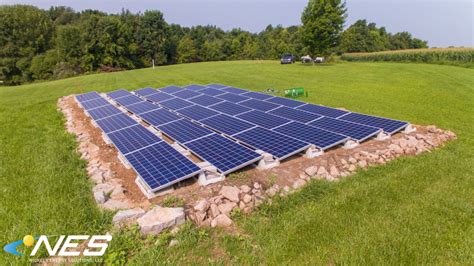 Ballasted Ground Mount Solar Panels | Nickels Energy Solutions