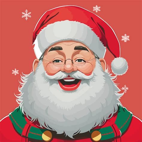 Premium Vector | Santa claus cartoon illustration holidays figure