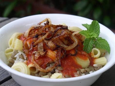 LEBANESE RECIPES: Kushari Recipe - Egyptian Kushari Recipe