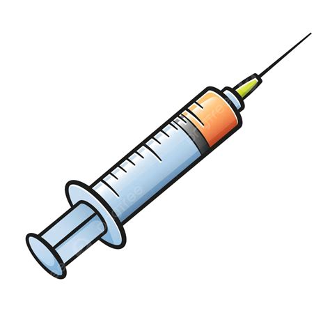 Vector Syringe Drawing Isolated Design Injector Needle White Vector ...