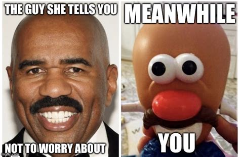 Steve Harvey=Upside down potato head Memes - Imgflip