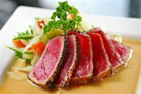 4oz Wild Ahi Yellowfin Tuna Saku Block For Sushi